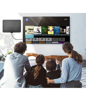 Trade Shop - Antenna Amplificata Tv Digitale Terrestre Interna Hdtv 1080p Vhf / Uhf 29db -