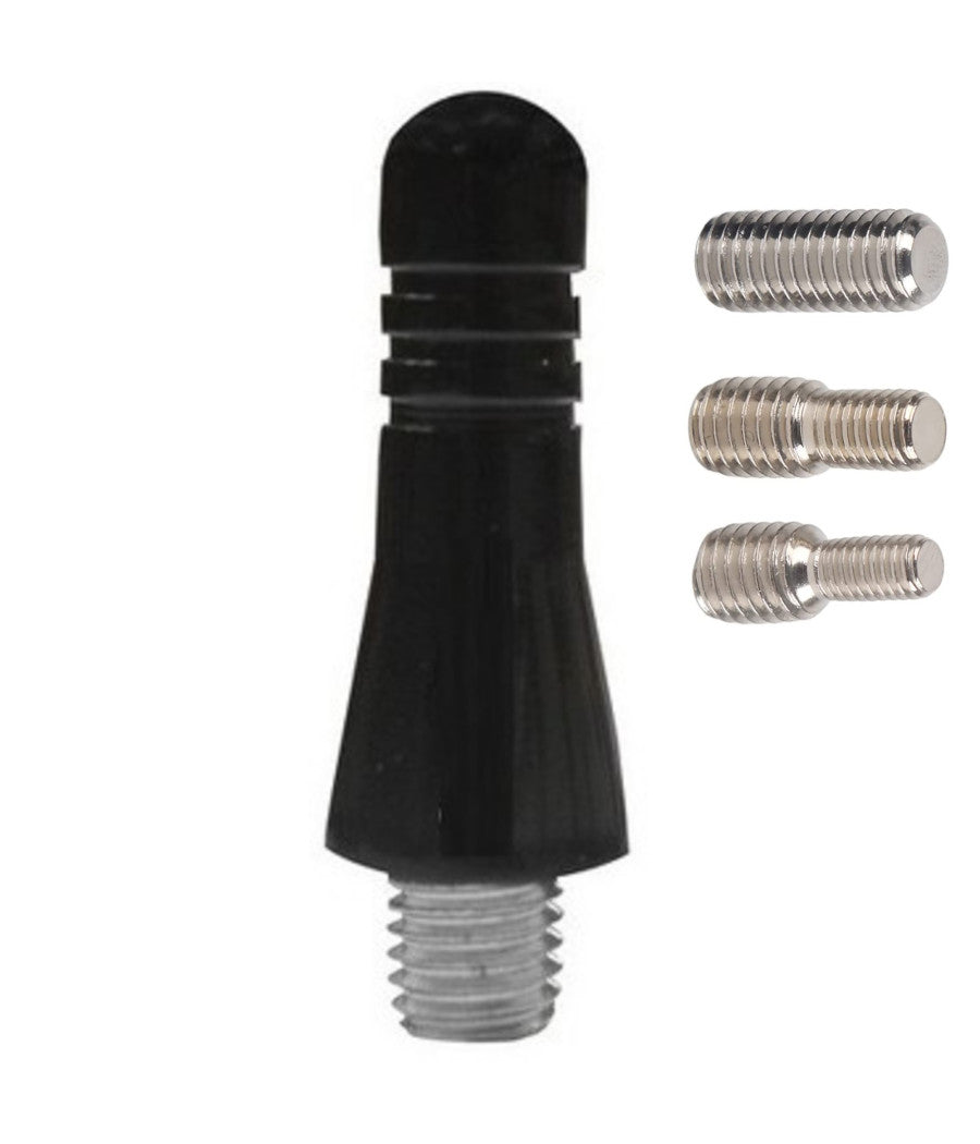Antenna Corta Per Tetto Auto 3cm Con Adattatori Multiattacco Universale In Lega         