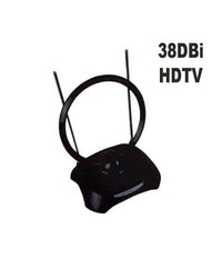 Antenna Digitale Terrestre Amplificata Interni Segnale Hd Vhf Uhf Hdtv 38dbi         