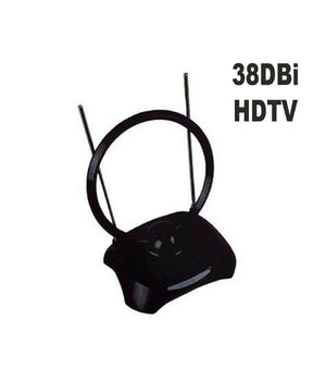 Antenna Digitale Terrestre Amplificata Interni Segnale Hd Vhf Uhf Hdtv 38dbi         
