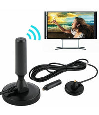 Antenna Portatile Dvb-t Tv 3.5 Db Portatile Per Auto Camper Calamitata Cavo 3,5m         