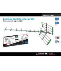 Antenna Tv Digitale Terrestre Esterno Uhf 28db Dvbt Televisore Maxtech Lt-c005         