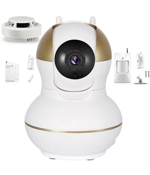 Antifurto Allarme Wireless Controllo Remoto Telecamera Ip Sensore Porte Finestre         