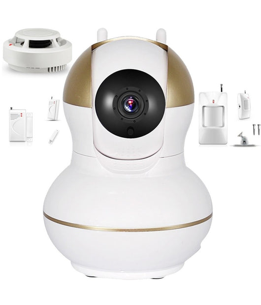 Antifurto Allarme Wireless Controllo Remoto Telecamera Ip Sensore Porte Finestre         