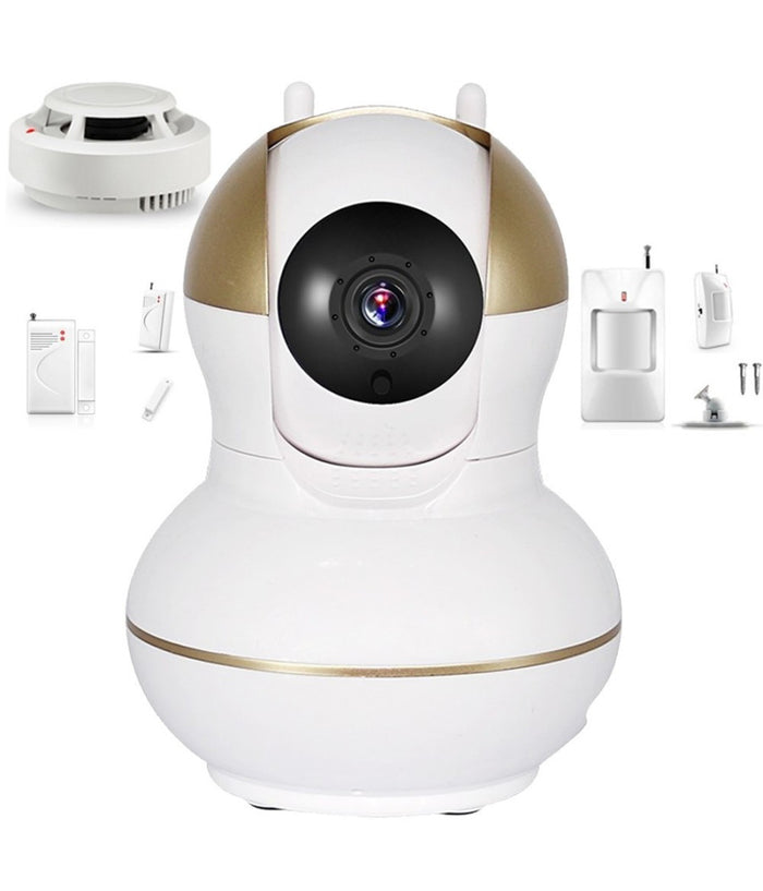 Antifurto Allarme Wireless Controllo Remoto Telecamera Ip Sensore Porte Finestre         