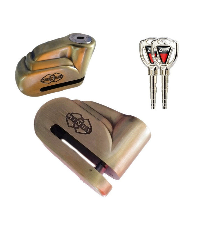 Antifurto Blocca Disco Ruota Moto Scooter Bici Bloccadisco Ruota 2 Chiavi         