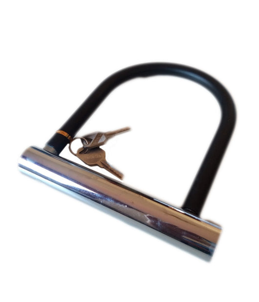 Antifurto Blocca Ruote Moto Casco Scooter Bici Lucchetto Catenaccio A Forma U         