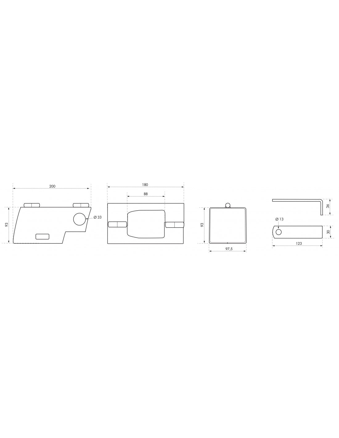 Antifurto per rimorchio, camper, caravan, traino, lucchettabile - THIRARD