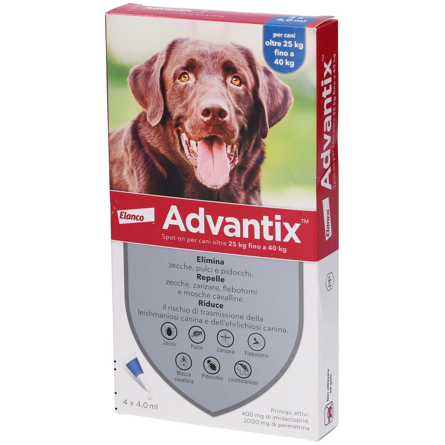 BAYER ADVANTIX SPOT ON 4 PIPETTE CANI 25-40 KG