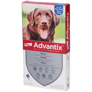 BAYER ADVANTIX SPOT ON 4 PIPETTE CANI 25-40 KG