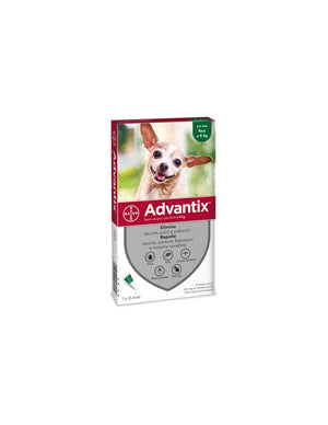 BAYER ADVANTIX SPOT ON 4 PIPETTE CANI  0- 4 KG