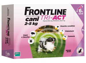 FRONTLINE TRI-ACT  2- 5 KG 6 PIPETTE OFF. SPECIALE