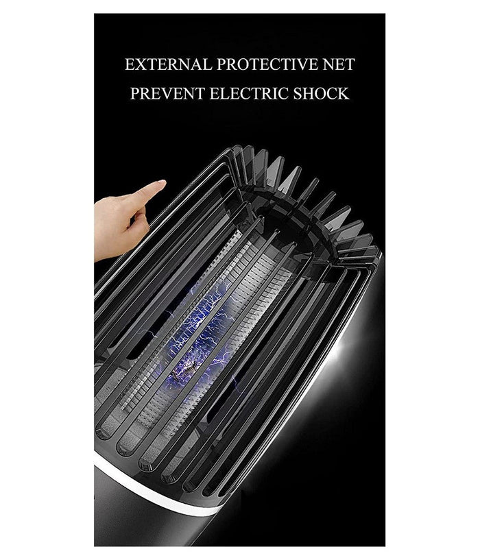 Antizanzare Elettrica Fotocatalitico 360° Portatile Luce Viola Alimentatore Usb         