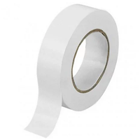 Kit nastro isolante in pvc autoestinguente multicolore per impianti sicuri *** colore bianco, dimensioni 25 mm x 25 m...