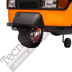 Triciclo Elettrico Piaggio Ape Car Per Bambini -Arancione