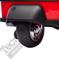 Triciclo Elettrico Piaggio Ape Car Per Bambini -Rosso