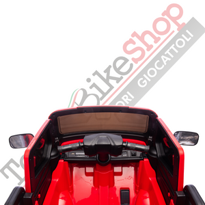 Triciclo Elettrico Piaggio Ape Car Per Bambini -Rosso