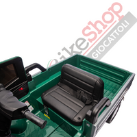 Triciclo Elettrico Piaggio Ape Car Per Bambini -Verde