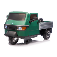 Triciclo Elettrico Piaggio Ape Car Per Bambini -Verde