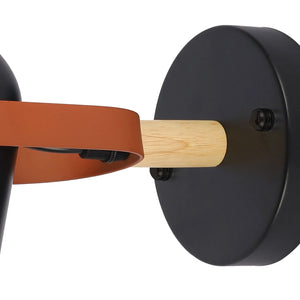 LAMPADA DA PARETE NERO/MARRONE EGIL