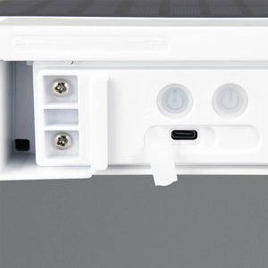 LÚZETE - APLIQUE EXTERIOR SOLAR HÍBRIDO 6W 4000K C/SENSOR IP44 BEGA