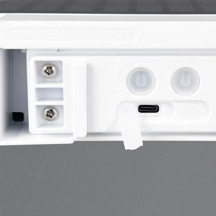 LÚZETE - APLIQUE EXTERIOR SOLAR HÍBRIDO 6W 4000K C/SENSOR IP44 BEGA