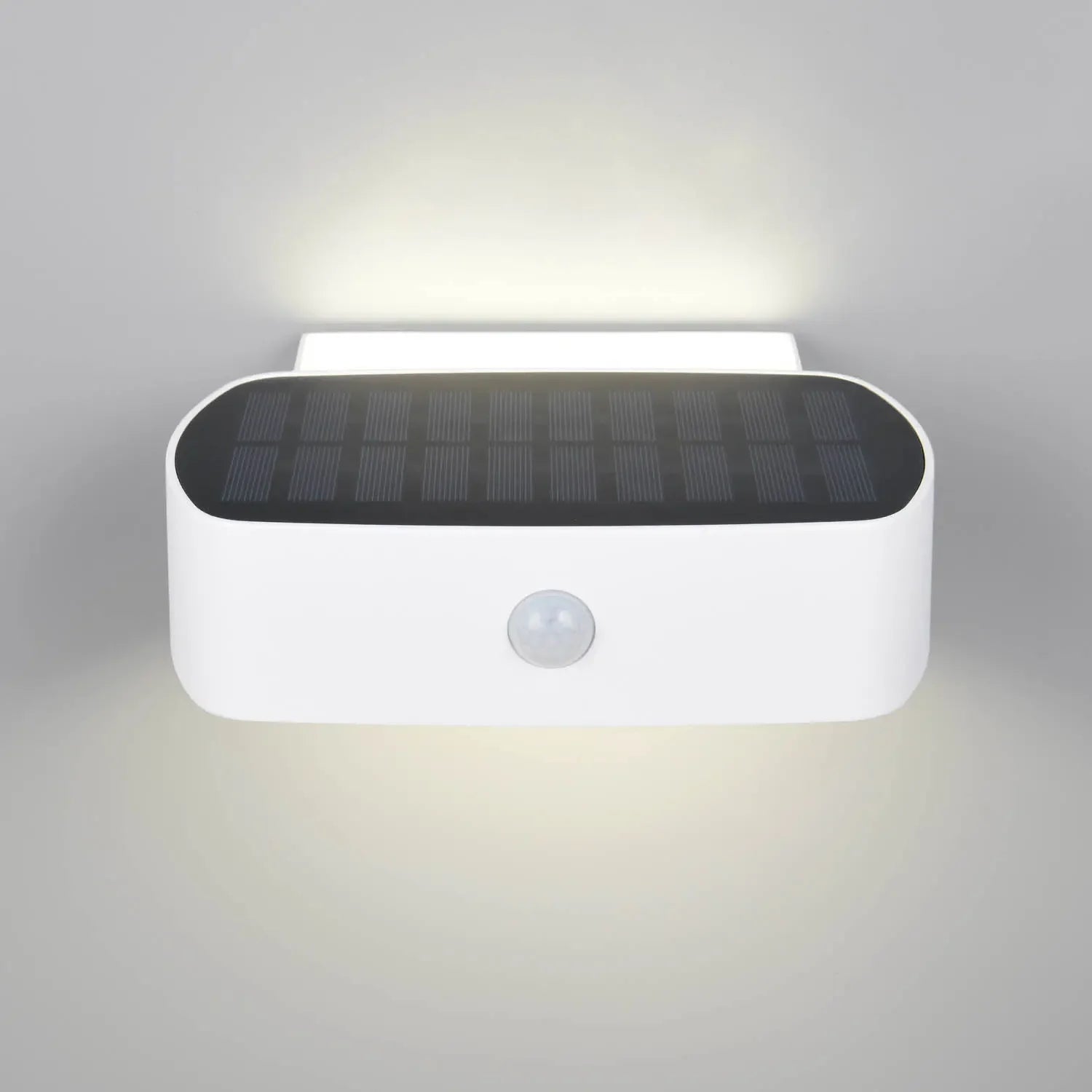 LÚZETE - APLIQUE EXTERIOR SOLAR HÍBRIDO 6W 4000K C/SENSOR IP44 BEGA