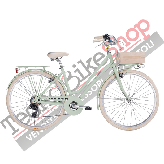 Bicicletta MBM UNISEX  APOSTROPHE  28 pollici 7V colore Verde Menta