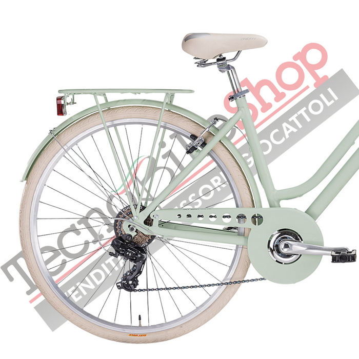 Bicicletta MBM UNISEX  APOSTROPHE  28 pollici 7V colore Verde Menta