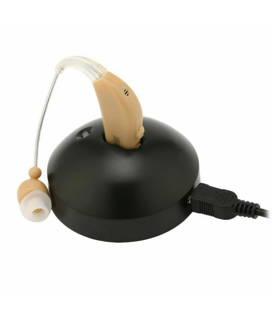 Apparecchio Acustico Regolabile Usb Ricaricabile In Ear Amplificatore Acustico         