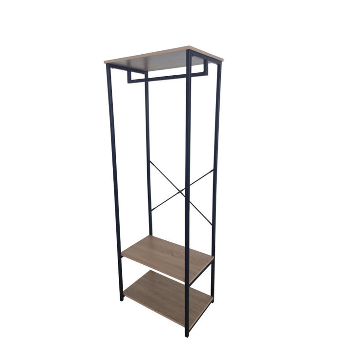 Appendiabiti 2 Ripiani Hamilton Dimensione 60x40x167cm