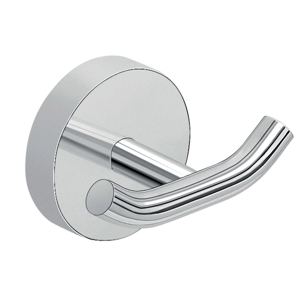 Appendiabiti a doppio gancio Gedy in acciaio cromato | Eros