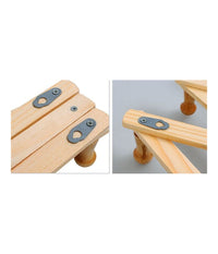 Appendiabiti Appendipanni Da Parete Legno 10 Posti A Fisarmonica Estensibile         