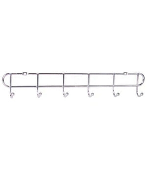 Appendiabiti Attaccapanni Vestiti A Parete Muro A 6 Posti Ganci 34x3,5cm 58024         