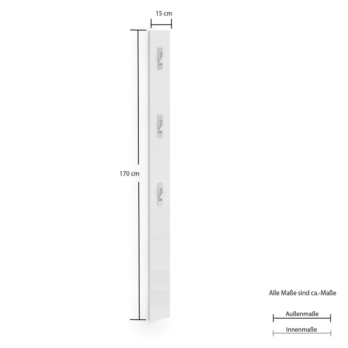 Appendiabiti con 3 ganci IDEA 24