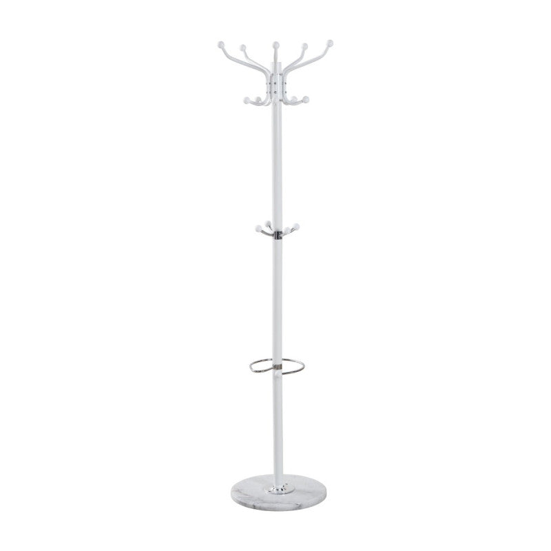 Appendiabiti Cory In Metallo Bianco Dimensione 43x37x174cm