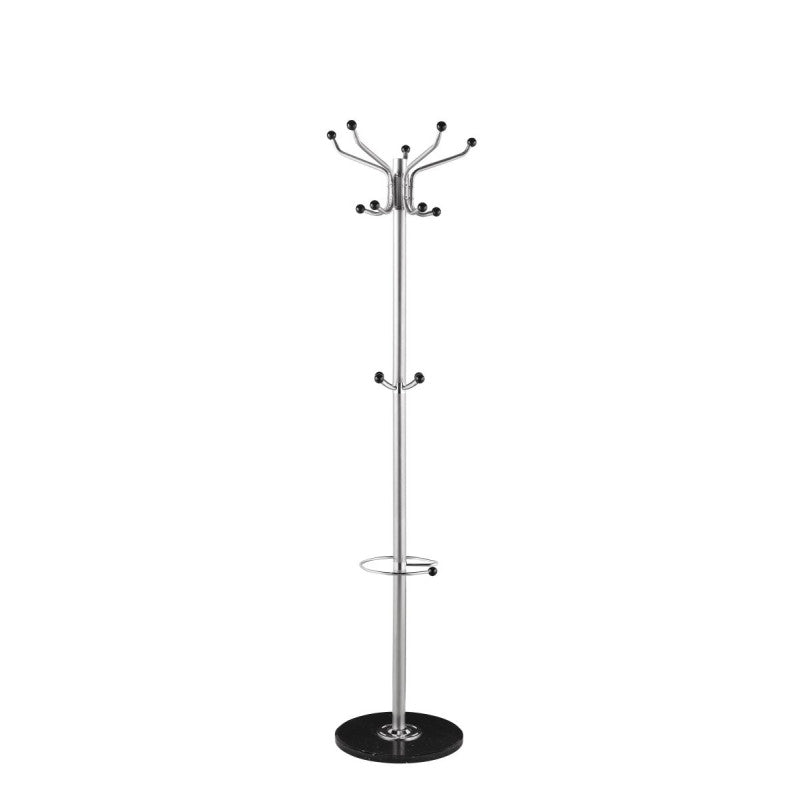 Appendiabiti Cory In Metallo Silver Dimensione 43x37x174cm