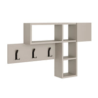 Appendiabiti da parete Game colore cashmere