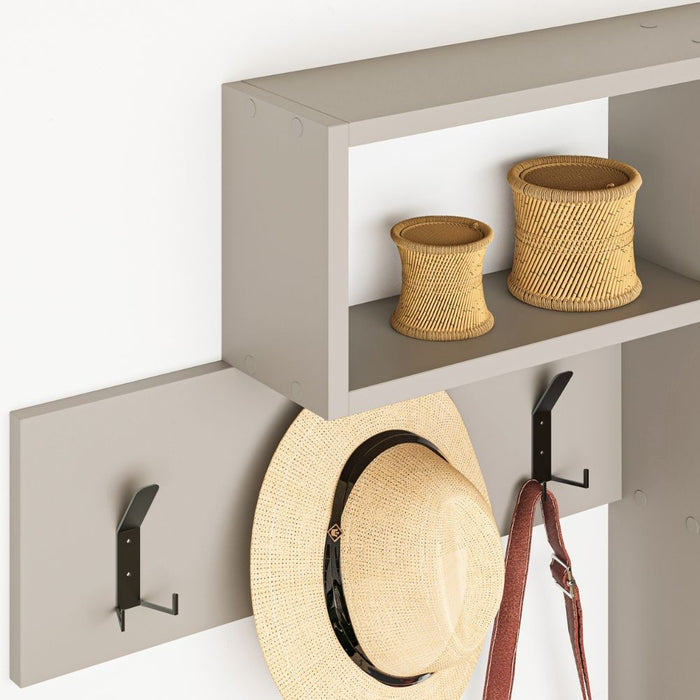 Appendiabiti da parete Game colore cashmere