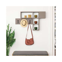 Appendiabiti da parete Game colore tortora