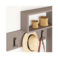 Appendiabiti da parete Game colore tortora