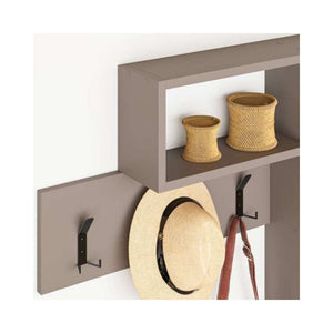 Appendiabiti da parete Game colore tortora