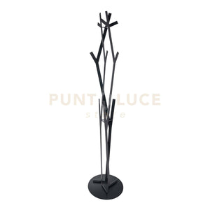 appendiabiti da terra di design uty Nero in Ferro 29,7x177,8Hcm