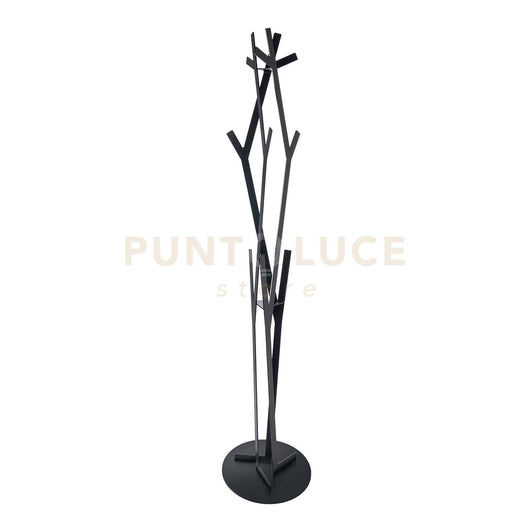appendiabiti da terra di design uty Nero in Ferro 29,7x177,8Hcm