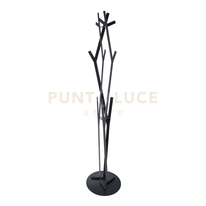 appendiabiti da terra di design uty Nero in Ferro 29,7x177,8Hcm