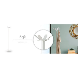 Appendiabiti da terra metallo bianco, Appendiabiti da Ingresso, SOFT