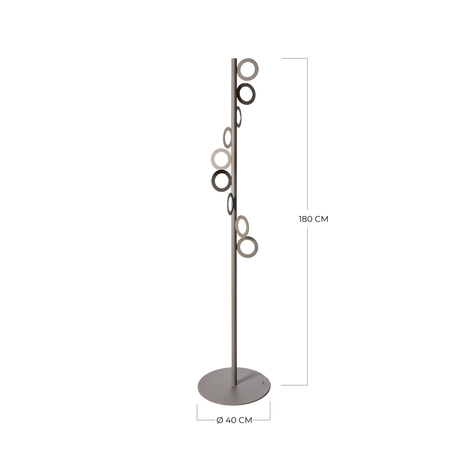 appendiabiti da terra tuttizeri Beige in Ferro  40x180h cm