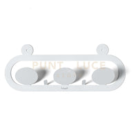appendiabiti di design frog Bianco marmo in Ferro 40x15,5h cm