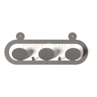 appendiabiti di design frog Fango in Ferro 40x15,5h cm