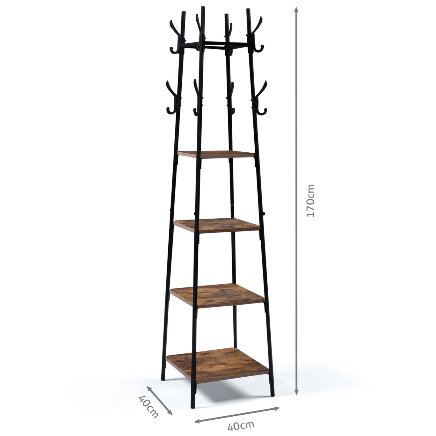 IDMarket - Appendiabiti di design industriale TIANO